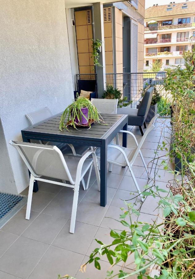 Appart Cosy proche du lac avec terrasse Annecy Extérieur photo