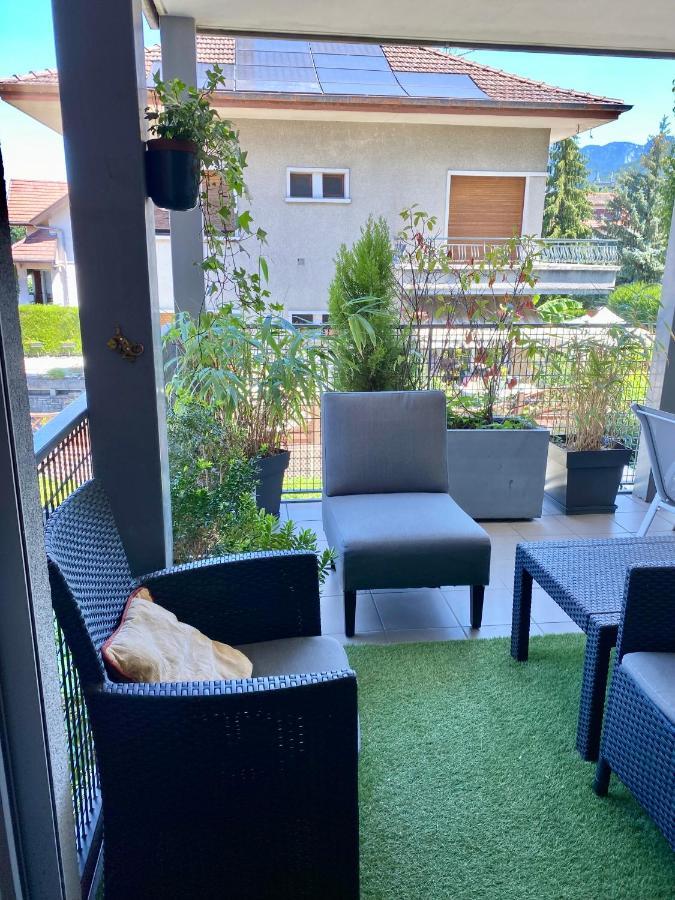 Appart Cosy proche du lac avec terrasse Annecy Extérieur photo